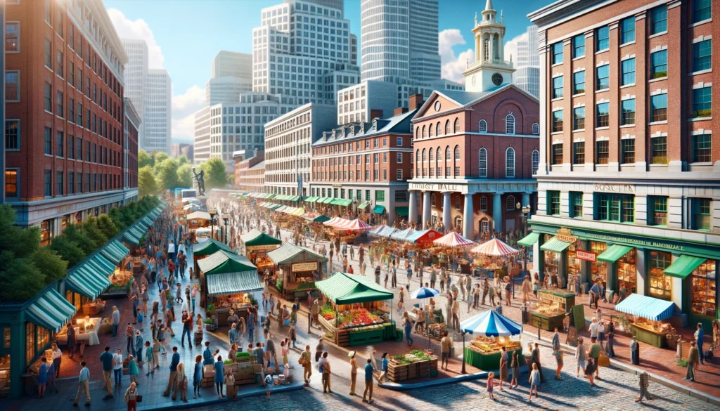 Quincy Market and Faneuil Hall Marketplace: Bustling with History and Flavor